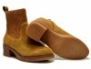 Botki 38 camel 25356 MARCO TOZZI skóra zamsz skórzane brąz damskie 